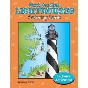   Carolina Lighthouses Coloring Book [Paperback] Carole Marsh Books