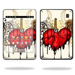   for Velocity Micro Cruz T408 Tablet Skins Stabbing Heart Electronics