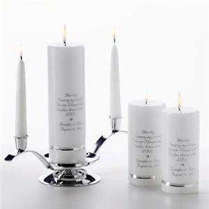  Deluxe Candle Set Free Personalization 