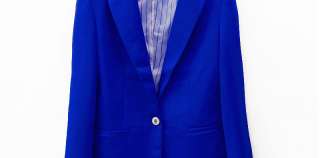   Ladies One Button Cuff Suit Blazer Outwear Jacket Coat 1160  