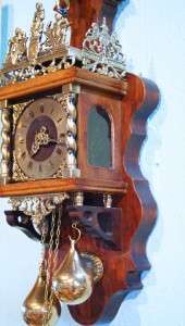 Antique Dutch Zaandam Zaanse wall clock  