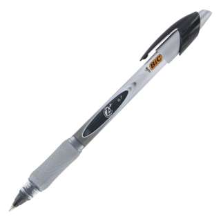 12 Bic Z4 Roller Ball Pens Black Fine Point 0.7Mm   New 070330328310 