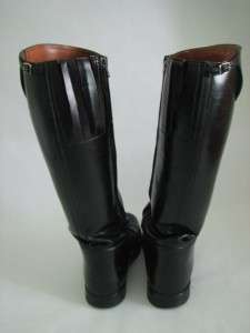 Dehners 11D Black Leather Police Motorcycle Boots  