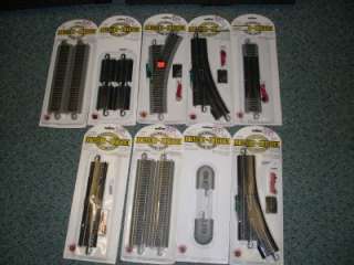 Nine New Packages Bachmann E Z Track System Steel Alloy & Nickel 