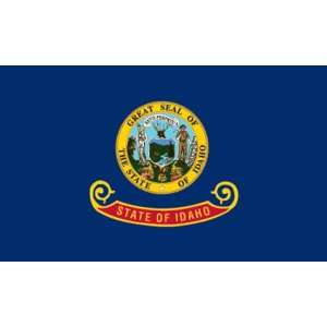  5x8 FT ID Idaho Flag WindStrong® Commercial 2 Ply Poly US 