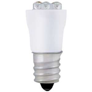 White 6V 28V T5.5 Candelabra (E12) Base Miniature LED Bulb (T5.5CAND 