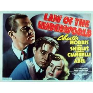  Law of the Underworld   Movie Poster   11 x 17