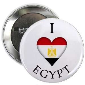  I HEART EGYPT World Country Flag 2.25 inch Pinback Button 