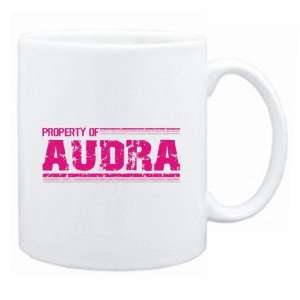  New  Property Of Audra Retro  Mug Name