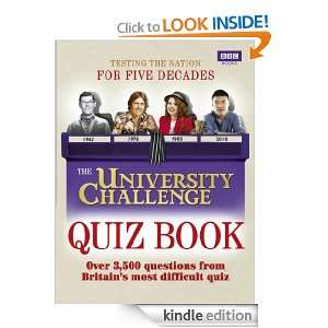 The University Challenge Quiz Book Steve Tribe  Kindle 