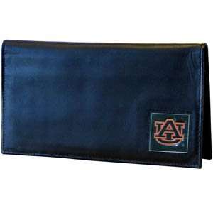  College Genuine Leather Checkbook   Auburn Tigers Sports 