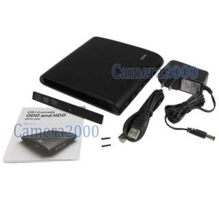USB Enclosure Case With Card Reader For ODD/2.5 SATA HDD DVD RW/Combo 