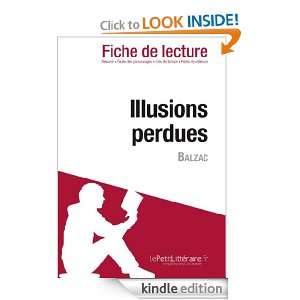 Illusions perdues de Balzac (Fiche de lecture) (French Edition 