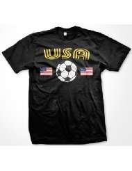 USA Soccer Mens T shirt, United States of America National Pride Mens 
