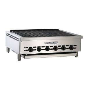  Bakers Pride XX 6GS 37 Countertop Glo Stone Charbroiler 
