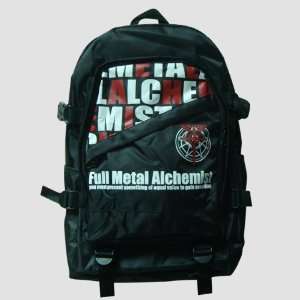 FULL METAL ALCHEMIST Equal Value Anime Black BACK PACK School Bag Back 