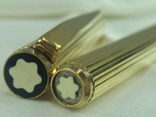   1970s Noblesse Gold Plated 14K 585 Fine nib Fountain Pen+