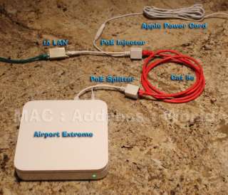 Apple Airport Extreme Power over Ethernet PoE kit  