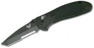   Griptilian 553 Mel Pardue Knife 154CM Axis Lock Black Tanto Blade