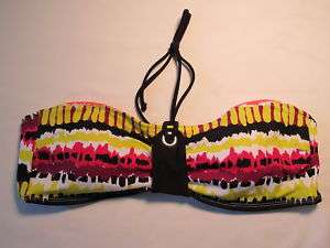 14 WOMENS YELLOW BANDEAU TOP SZX L(16 18) FADED GLORY  