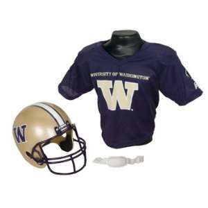  Washington Huskies UW NCAA Football Helmet & Jersey Top 