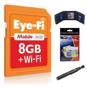  Eye Fi 8GB Mobile X2 SDHC Class 6 Wireless Memory Card EYE 