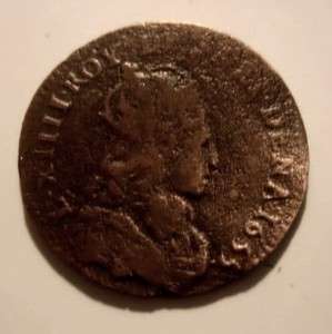 1655 d Colonial Liard of France Louis XlV The Sun King  