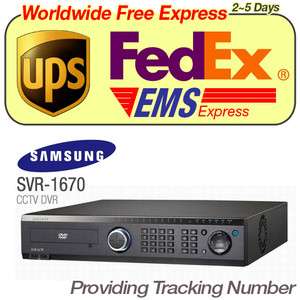 New SAMSUNG SVR 1670 CCTV DVR 500G Digital Video Recorder + Free 