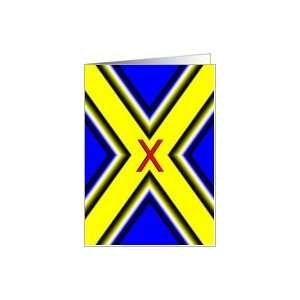  The X Factor, Love and Romance, blue & yellow Card Health 