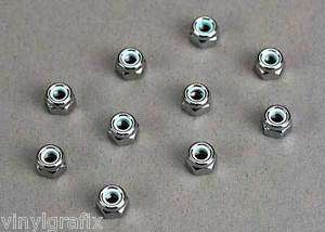 Traxxas TRA1747 TRA 1747 4mm Nylon Locking Nuts Lock Nuts (10)  