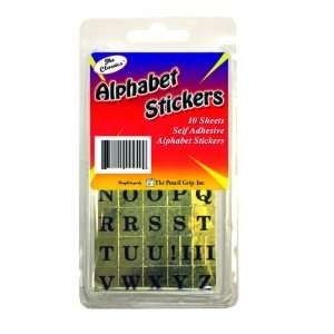  Pencil Grip The Classics Self Adhesive Alphabet Stickers 