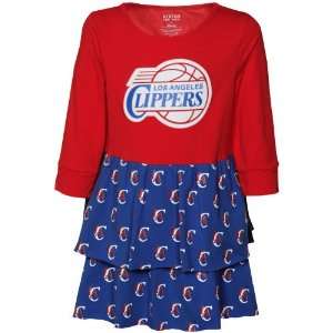  Los Angeles Clippers Toddler Girls Long Sleeve Layered 