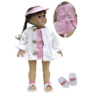  Pink Swimsuit Set for 18 Inch Dolls Toys & Games