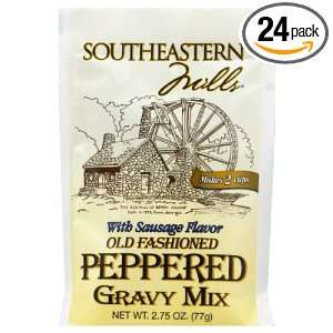 Southeastern Mills Old Fashioned Peppered Gravy Mix, With Sausage 