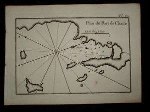 Port de Chatte   Greece   Roux 1764  