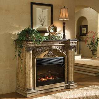 Granite Two Toned Electric Fireplace  Your Dreams Just Came True