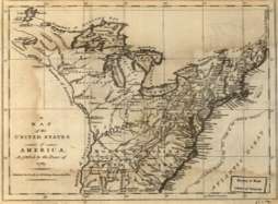 1783 Map East of Mississippi River Canada to Florida  