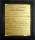 US Bill of Rights Reproduction Authentic Replica  