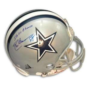  Autographed Drew Pearson Dallas Cowboys Proline Helmet 