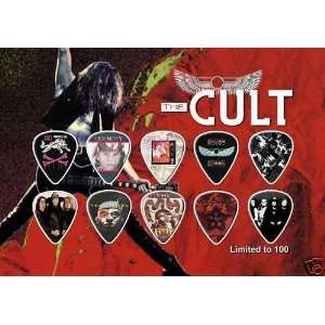  The Cult Guitar Pick Display Limited To 100 Electronics