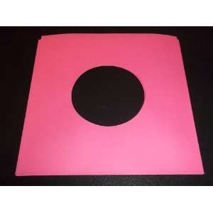 PINK 7inch Paper Record Sleeves for jukebox 45s 45s 45rpm 45 rpm 7 7 
