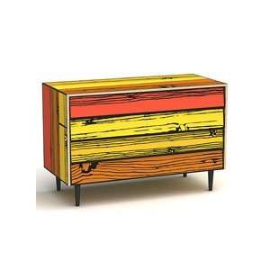  Established & Sons Modern Wrongwoods Chest of Drawers 