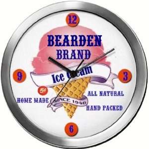  BEARDEN 14 Inch Ice Cream Metal Clock Quartz Movement 