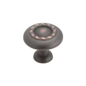  Inspirations Oil Rubbed Bronze Rope 1 3/4 Knob