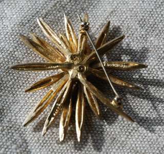 Brooch by Boucher Gold Tone Vintage Shooting Star Pin  