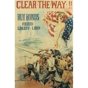   World War One WW1 WWI USA Military Propaganda Poster