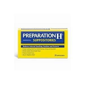   Preparation H Hemorrhoidal Suppositories 24ct