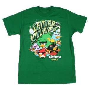  Angry Birds Space Center of the Universe Boys Shirt Size 