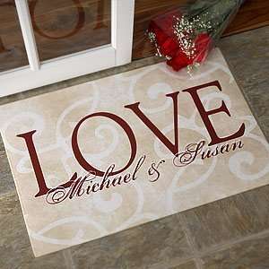    Personalized Doormat   Love Ever After Design Patio, Lawn & Garden