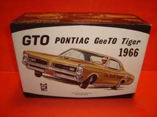 MPC 1966 Pontiac GTO Ht. Unb. Model Car Kit / GeeTO Tiger  